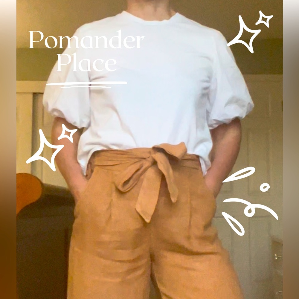 Women’s Tuckernuck Pomander Place White Cotton Blouse Size Small